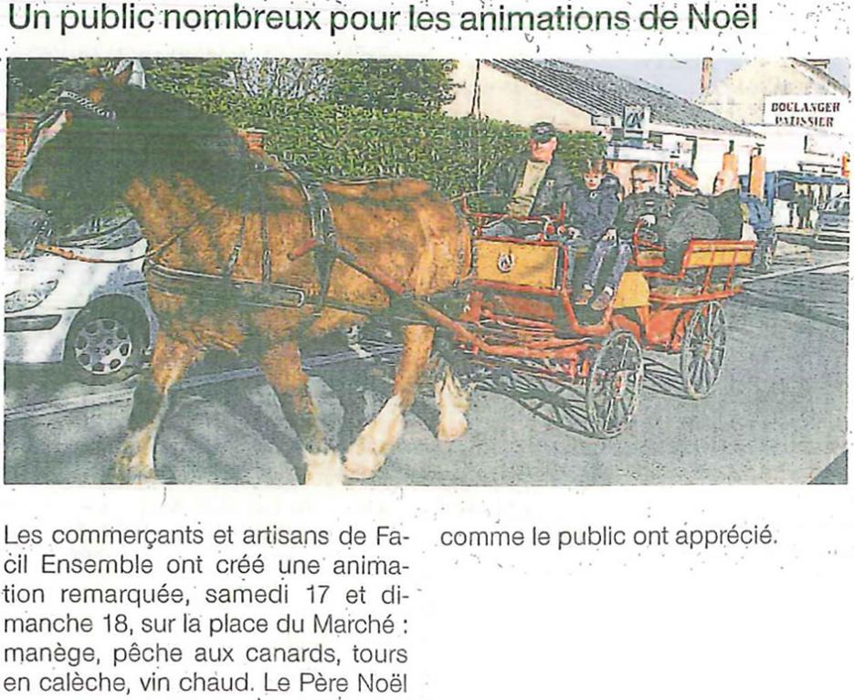 Un public nombreux pour les animations de Noël