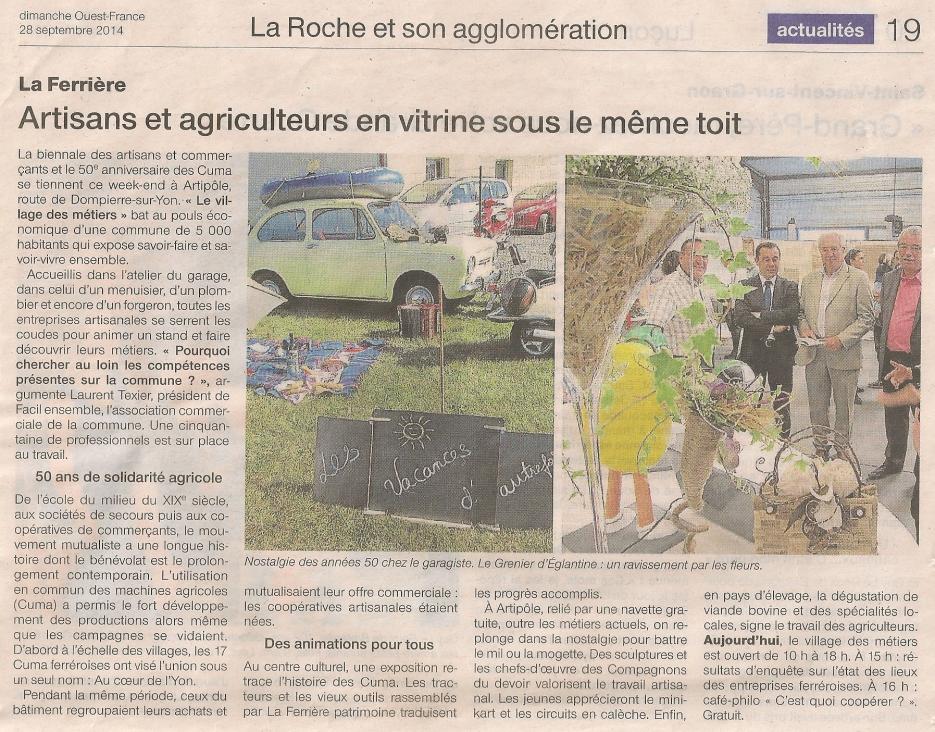 Artisans et agriculteurs en vitrine sous le même toit